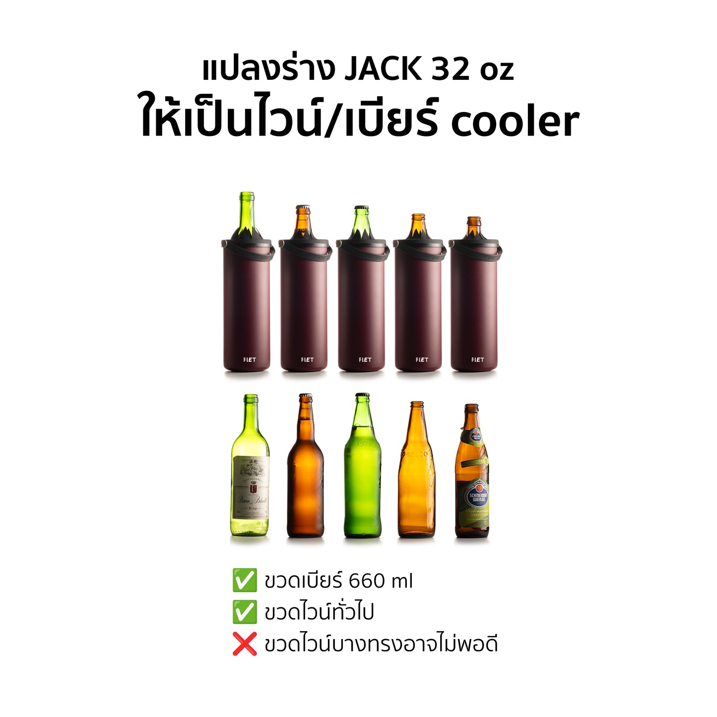 FLET lidmate – Locking Lid for Cans, Beer Bottles, and Wine Bottles | Compatible with FLET JACK