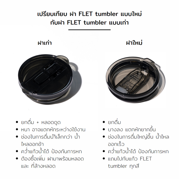 Lid - Slide Sip for FLET tumbler