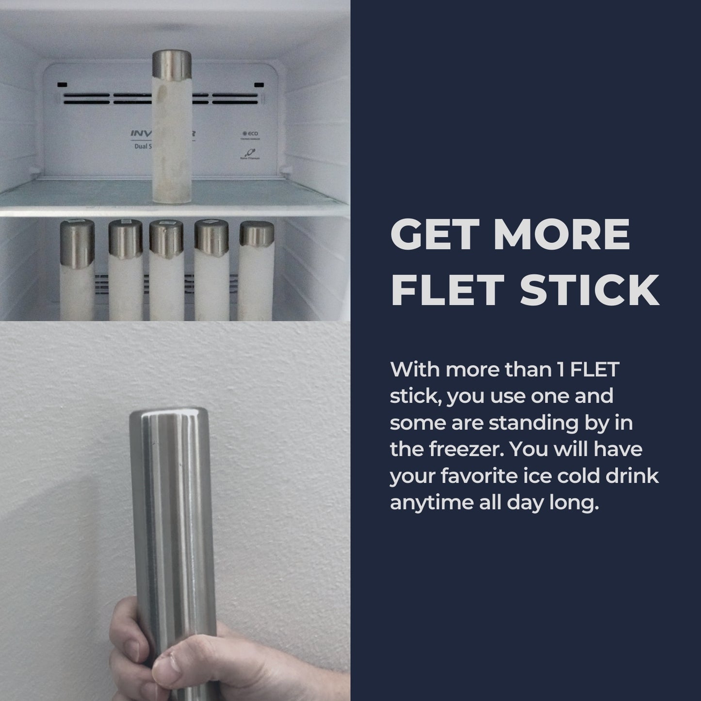 FLET stick for FLET tumbler