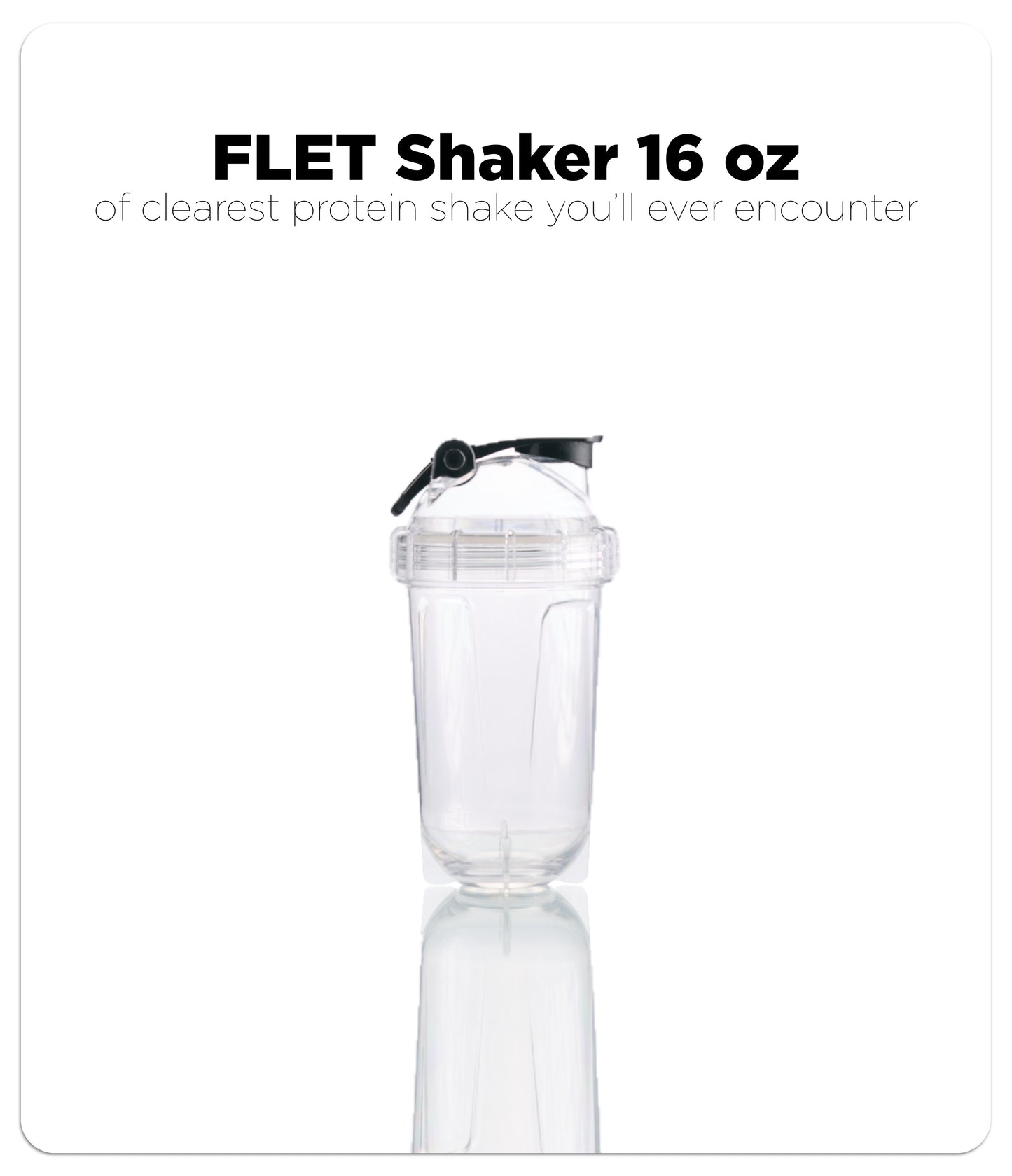 FLET shaker 16 oz