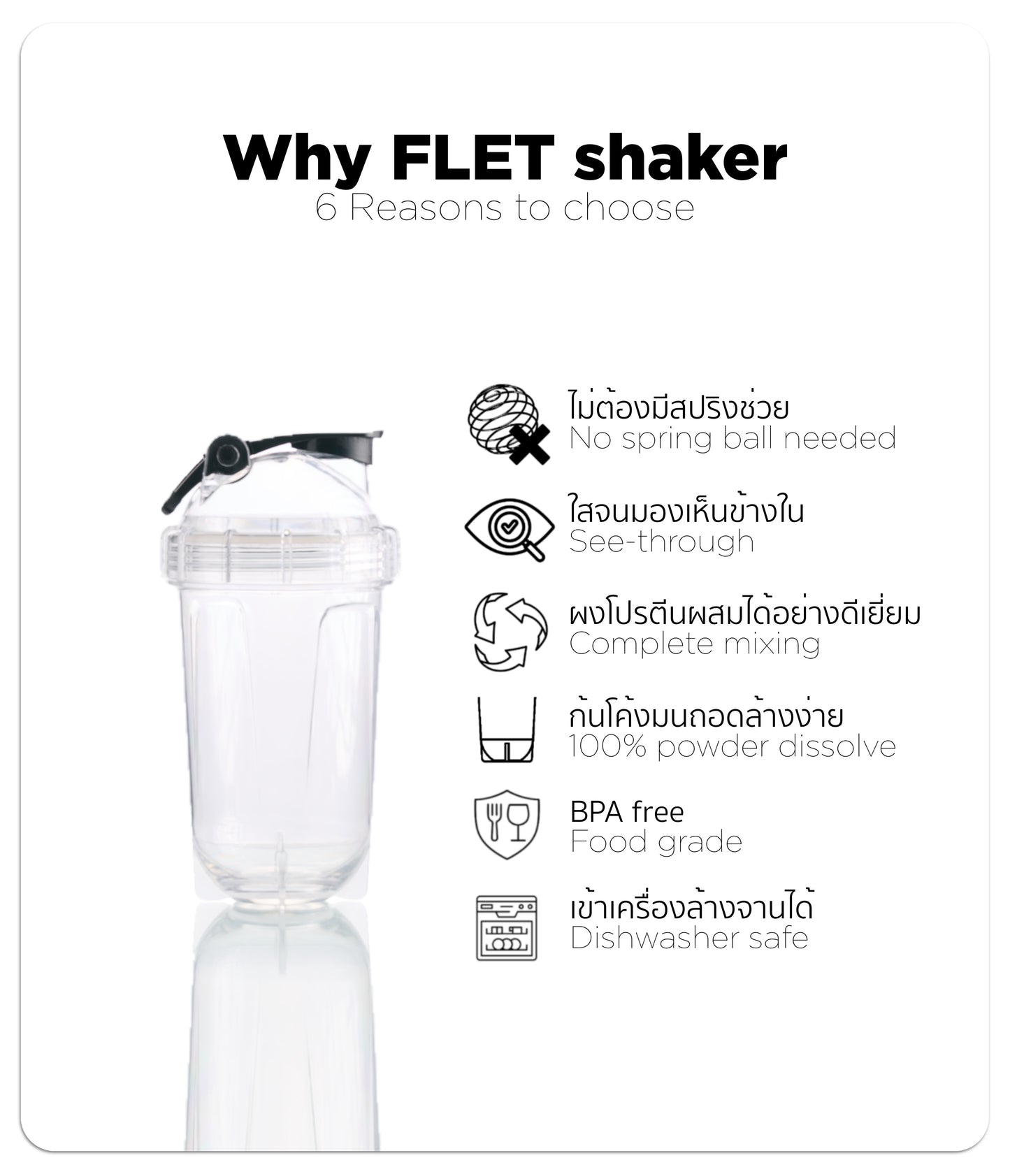 FLET shaker 16 oz