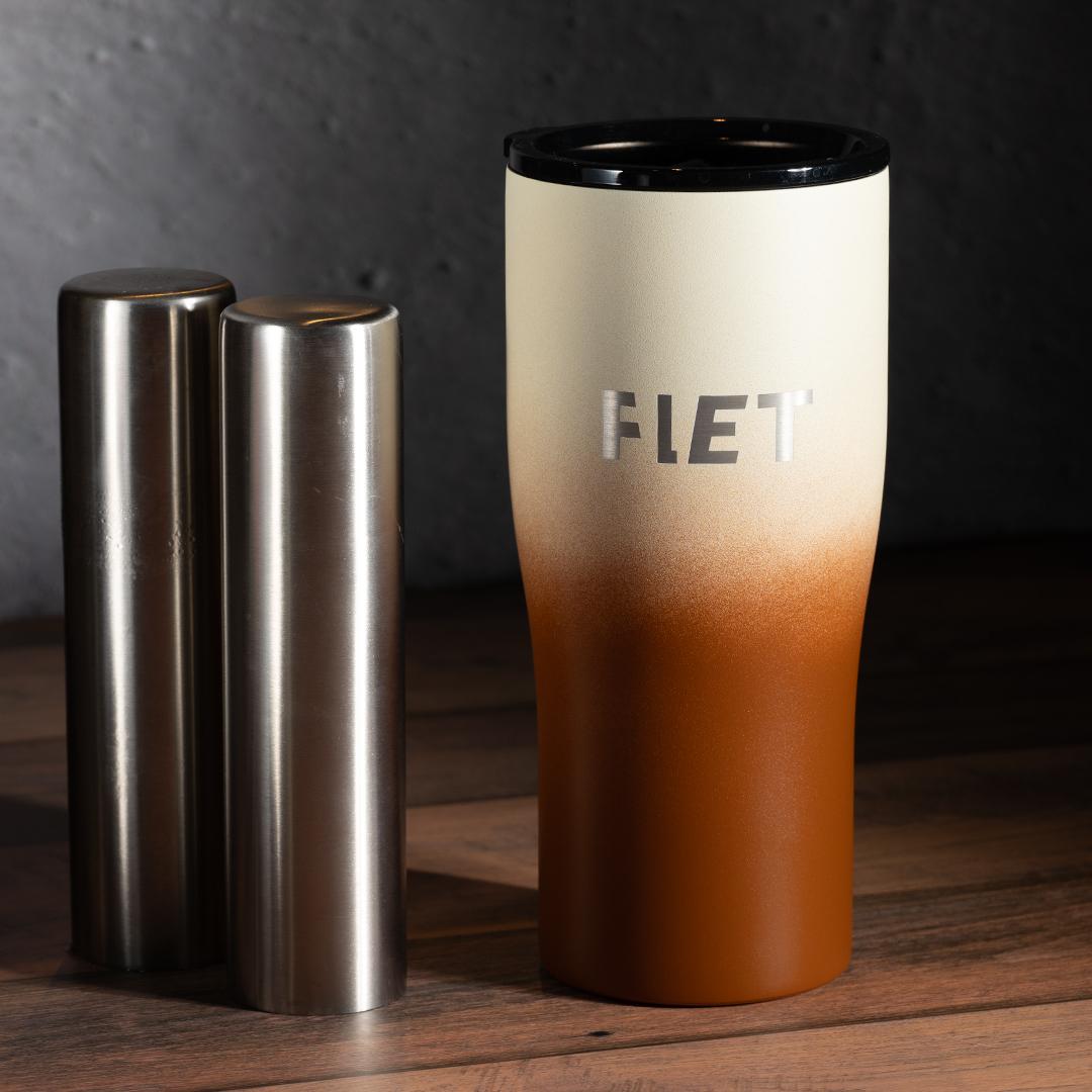 FLET tumbler 24 oz - Ice-cold drink with no ice